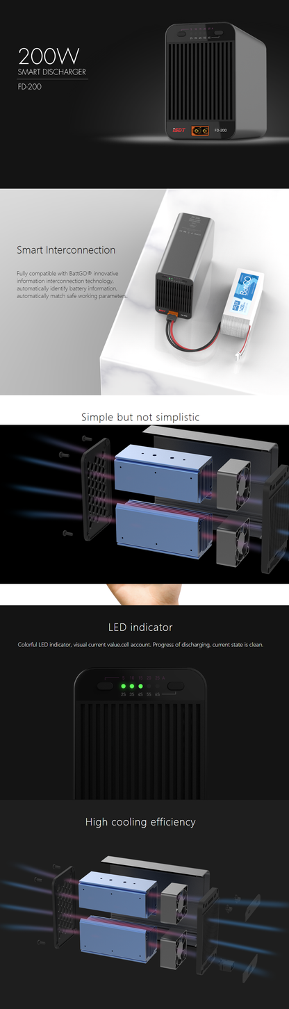 Fast discharger - 200w